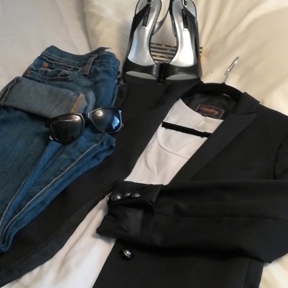 Black Buckley Tailors (Madewell) jacket - Picture 3 of 7